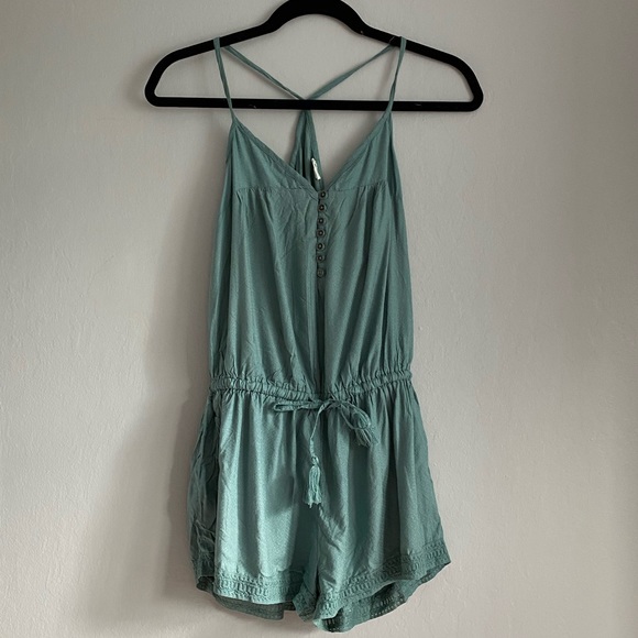 Rip Curl Pants - Rip Curl Teal Romper